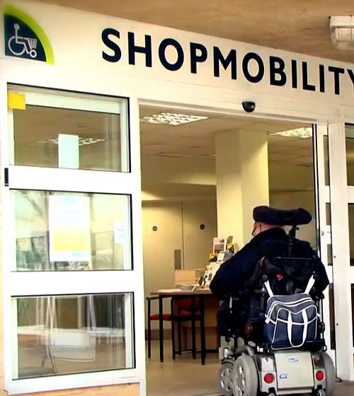 Shopmobility hire a scooter